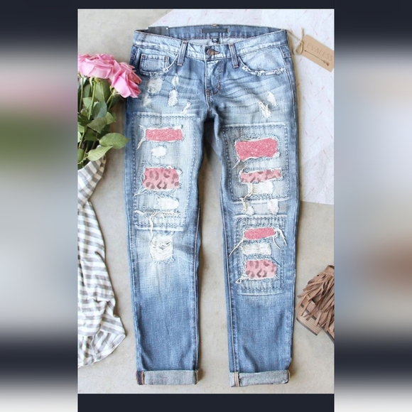 💜 New Patchwork Jeans - Picture 3 of 5